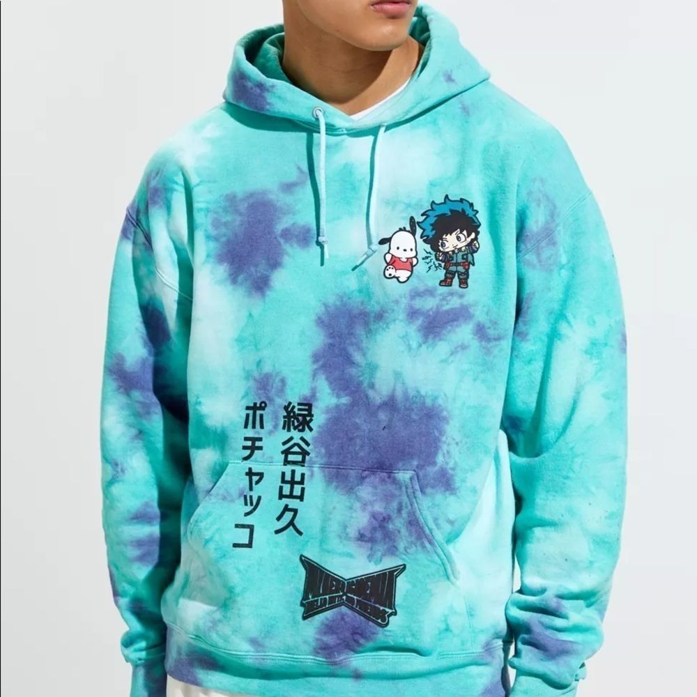 Sanrio X My Hero Academia Tie-Dye Hoodie Sweatshirt